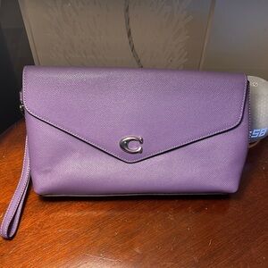 Coach Lavender Wristlet Clutch